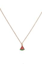 Forever21 Watermelon Charm Necklace