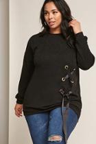 Forever21 Plus Size Lace-up Sweater Dress