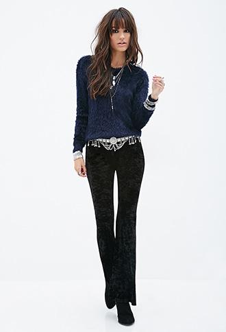 Forever21 Fuzzy Eyelash Knit Sweater