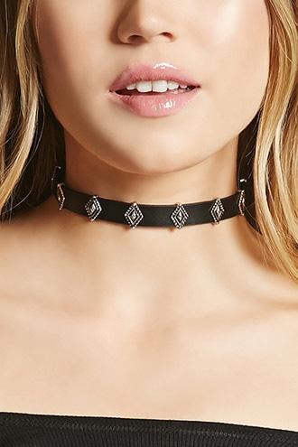 Forever21 Faux Leather Western Choker