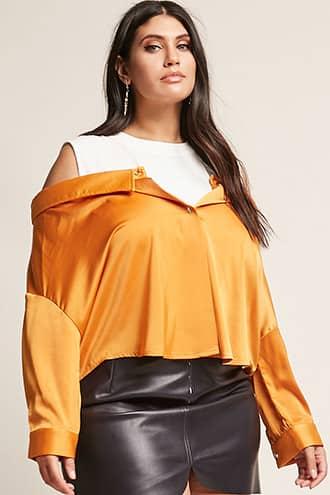 Forever21 Plus Size Satin Twofer Top