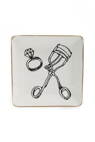 Forever21 Ceramic Graphic Jewelry Tray