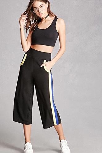 Forever21 Ing2ing Wide-leg Cropped Pants