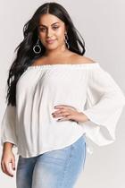 Forever21 Plus Size Drapey Off-the-shoulder Top