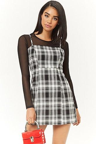 Forever21 Plaid Print Mini Dress