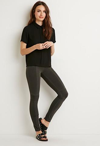 Love21 Moto Leggings