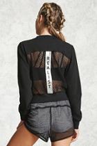 Forever21 Active Realist Mesh Hoodie