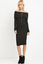 Forever21 Ribbed Off-the-shoulder Dress