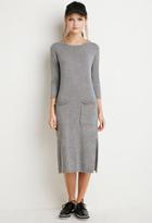 Forever21 Women's  Shift Sweater Dress (grey)