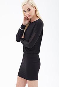 Forever21 Knit Drop-waist Dress