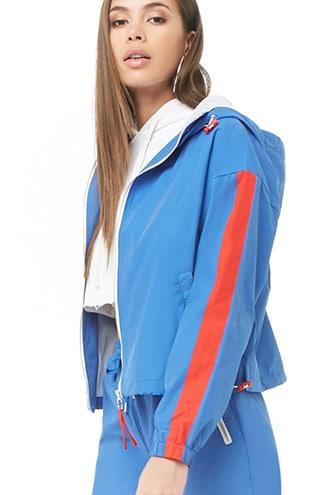 Forever21 Toggle Zip-up Hoodie