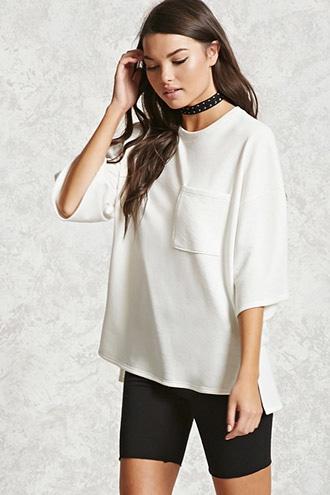 Forever21 Oversized High-low Pullover