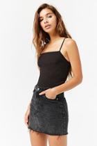 Forever21 Ribbed Straight-neck Cami