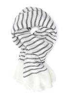 Forever21 Cream & Black Striped Scarf