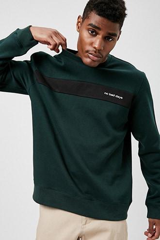 Forever21 No Bad Days Fleece Sweatshirt