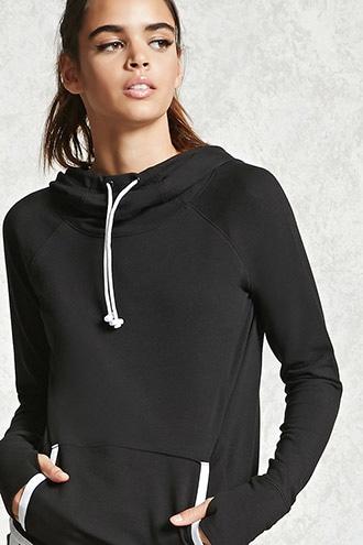 Forever21 Active Cowl Neck Sweatshirt