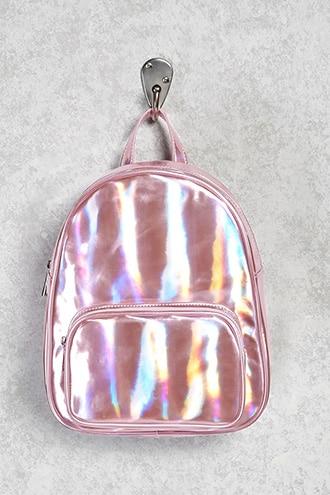 Forever21 Iridescent Metallic Backpack