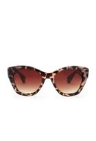 Forever21 Tortoiseshell Cat Eye Sunglasses (black/brown)