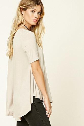 Forever21 Women's  High-low Trapeze Top