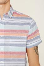 Forever21 Multi-tonal Stripe Shirt