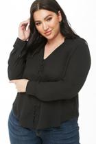 Forever21 Plus Size Button-front Collared Shirt