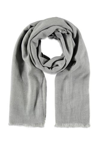Forever21 Heather Grey Frayed Oblong Scarf
