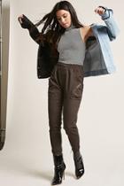 Forever21 Paneled High-rise Pants