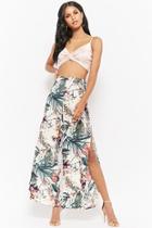 Forever21 Tropical Floral Slit Pants