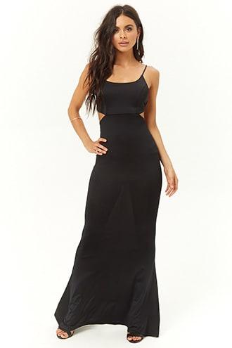 Forever21 Cutout Strappy-back Maxi Dress