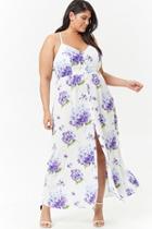 Forever21 Plus Size Floral Ruffle Maxi Dress