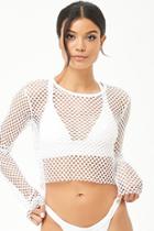 Forever21 Active Sheer Netted Top