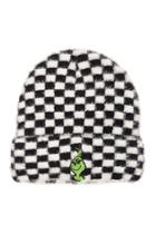 Forever21 The Grinch Checkered Print Beanie
