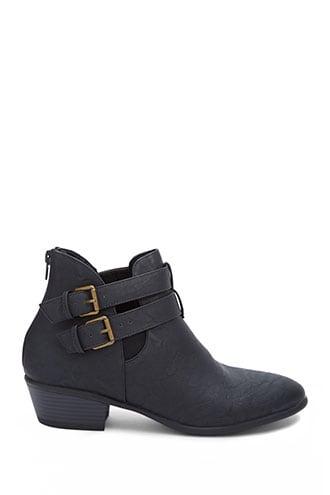 Forever21 Buckled Ankle Booties