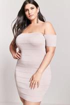 Forever21 Plus Size Off-the-shoulder Bandage Dress