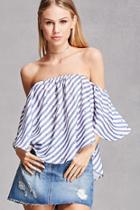 Forever21 Palm Tree Off-the-shoulder Top