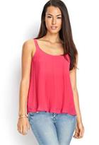 Forever21 Pleated Chiffon Cami