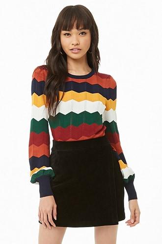 Forever21 Corduroy Faux Wrap Skirt