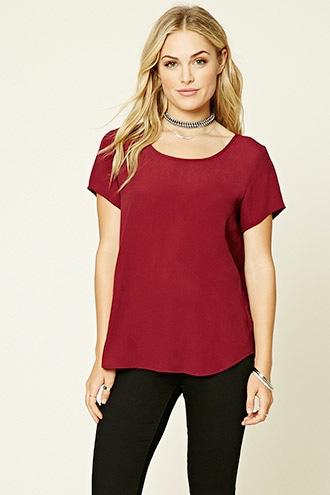Forever21 Women's Contemporary Boxy Top