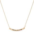 Forever21 Blessing Pendant Chain Necklace