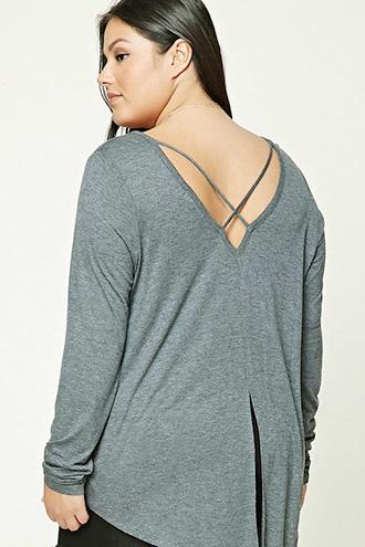 Forever21 Plus Size Split Back Top