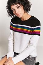 Forever21 Rainbow-stripe Sweater