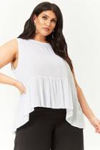 Forever21 Plus Size Flounce-hem Top