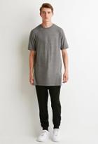 21 Men Men's  Perforated Kangaroo Pocket Sweatpants (black)