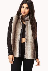 Forever21 Chic Faux Fur Vest