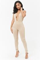 Forever21 Plunging Studded Jumpsuit