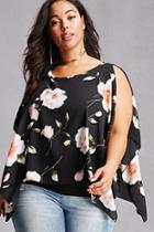 Forever21 Plus Size Floral Trapeze Top