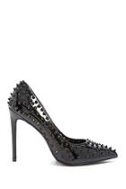 Forever21 Spiked Faux Patent Leather Pumps