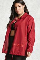 Forever21 Plus Size Infinite Coach Jacket