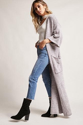 Forever21 Chenille Oversized Cardigan