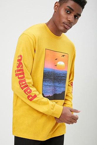 Forever21 Paradise Graphic Top